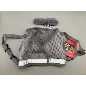 Dog Pet Harness Adjustable Control Vest Dog Reflective w/Leash Set for Small Dog
